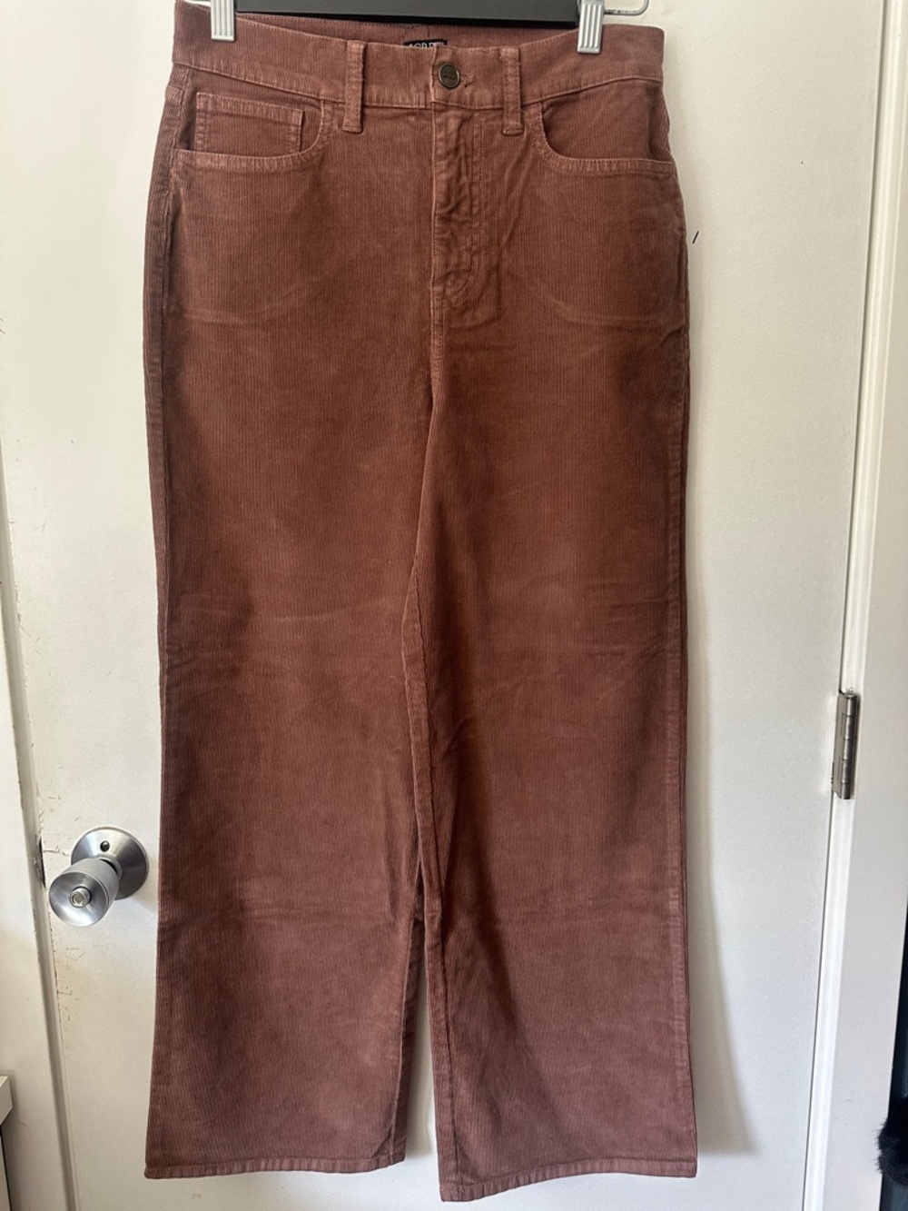 J.Crew Brown Corduroy High-Rise Wide Leg Pants Women 26